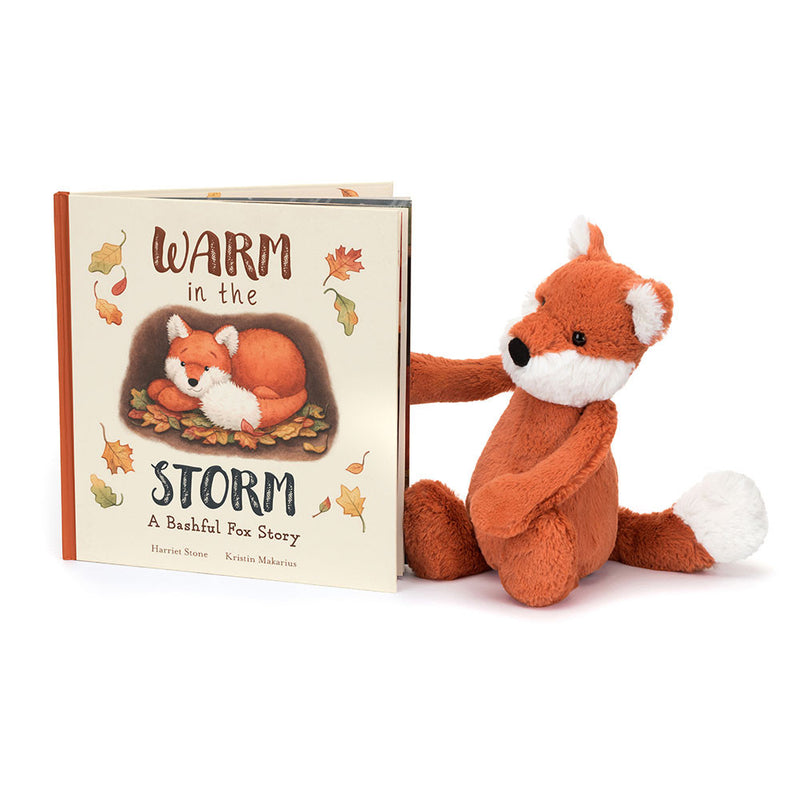 Jellycat Bashful Fox - Warm In The Storm Book