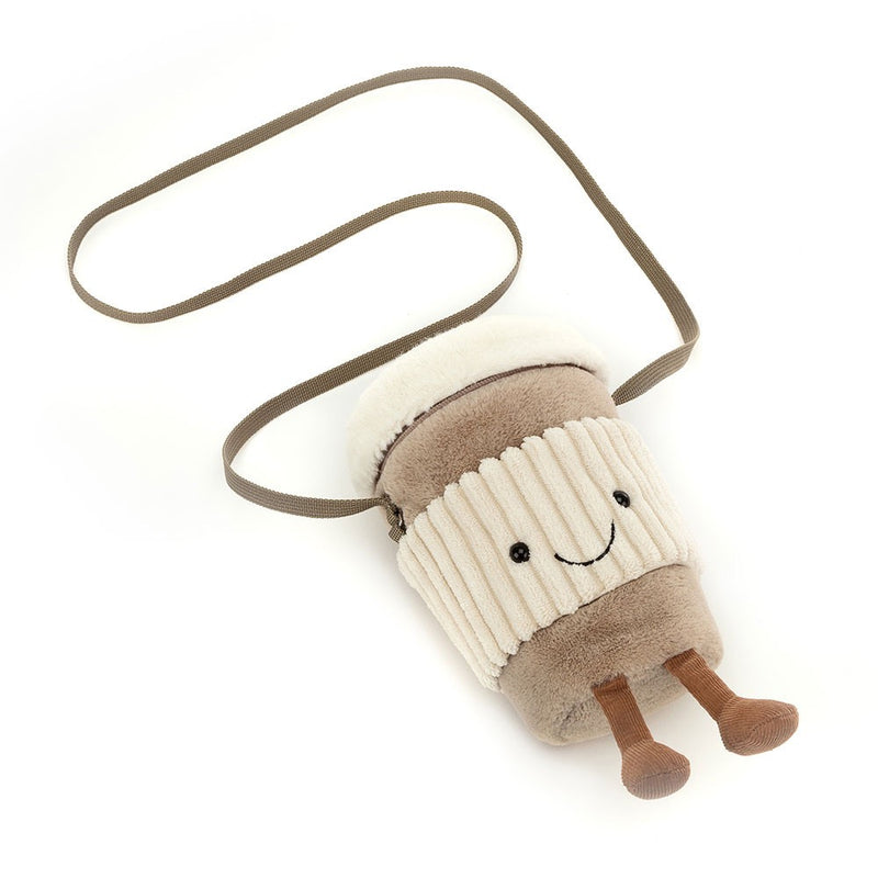 Jellycat Amuseables Perkle Coffee Shoulder Bag