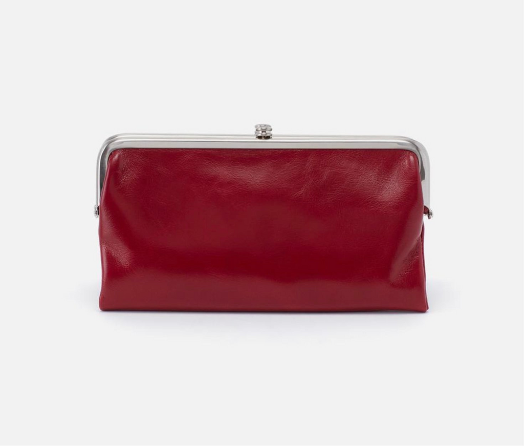 HOBO Lauren Clutch Wallet - Cardinal