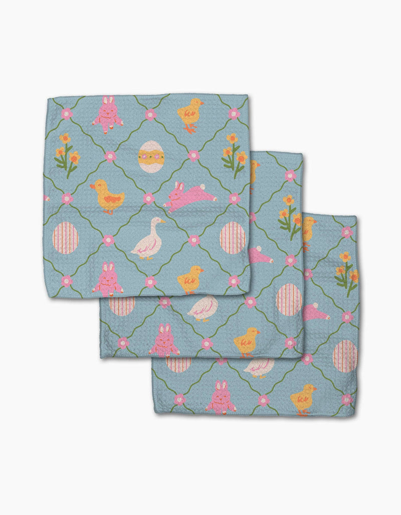 Geometry - Easter Critters Dishcloth Set