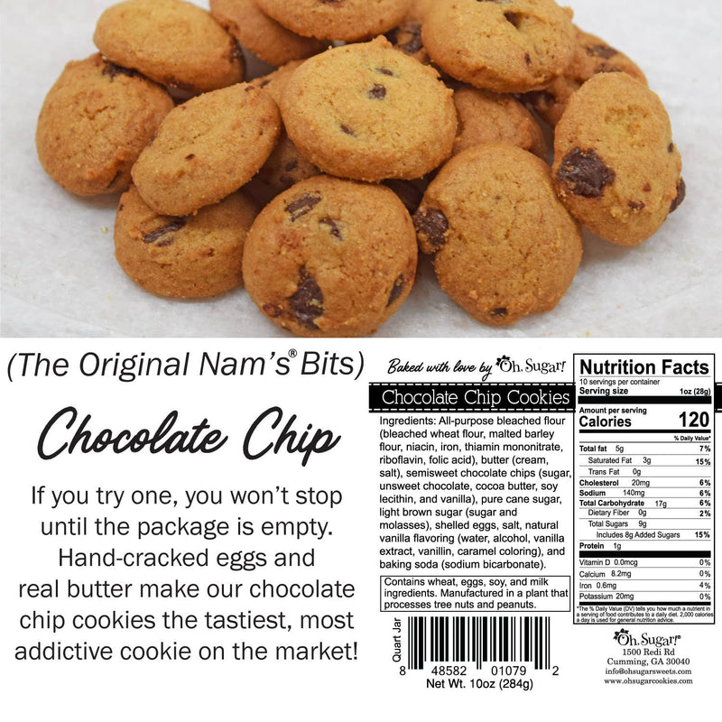 Oh, Sugar! - Chocolate Chip Cookies - Fall Assortment #3 - Quart Jars