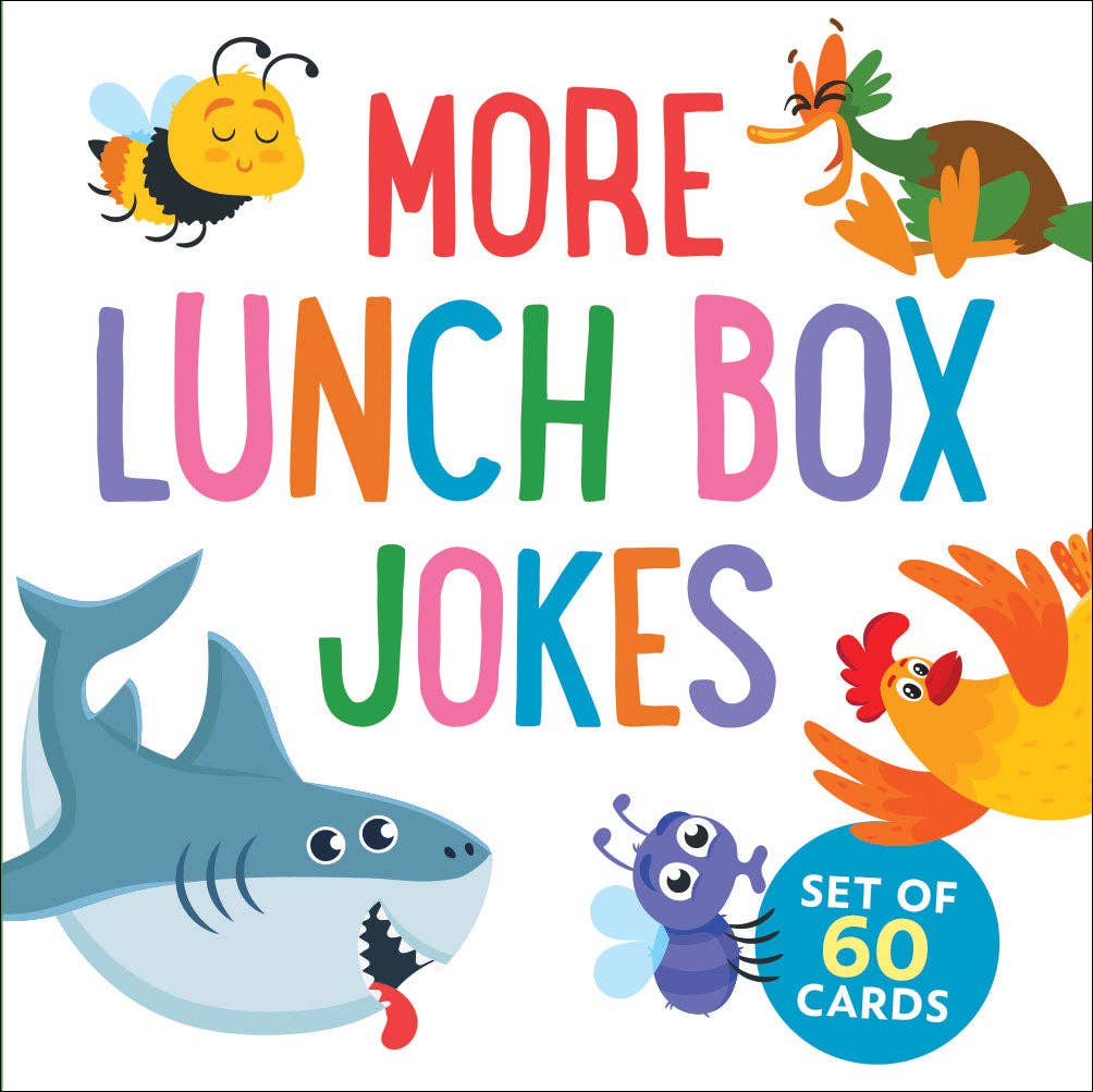 Peter Pauper Press - More Lunch Box Jokes Card Deck (Set of 60 cards)