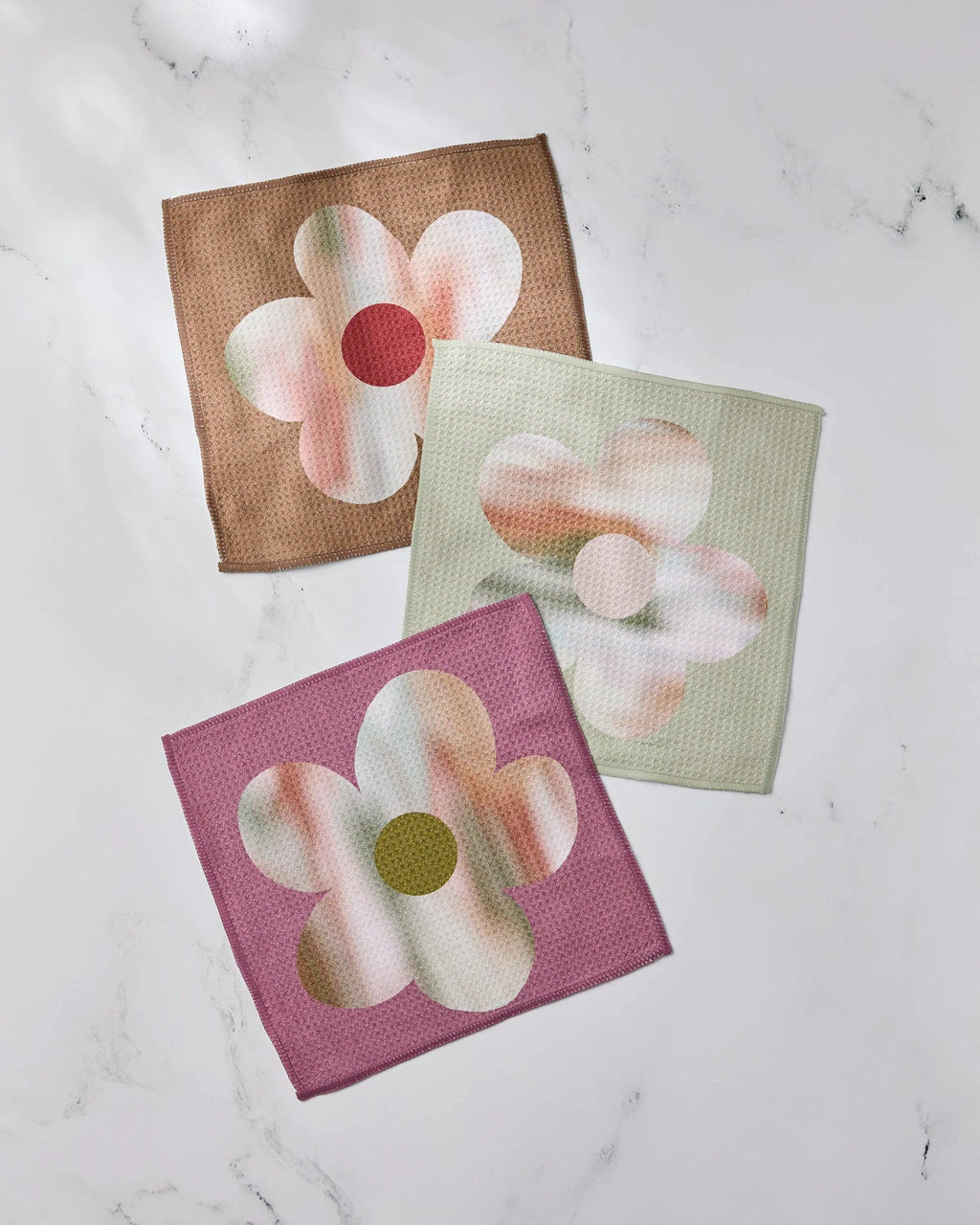 Geometry - Brushed Bouquet Dishcloth Set