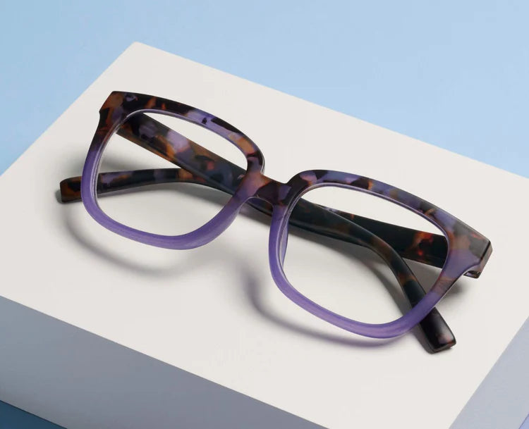 Peepers Readers - Athens - Purple Botanico/Purple (with Blue Light Focus™ Eyewear Lenses)