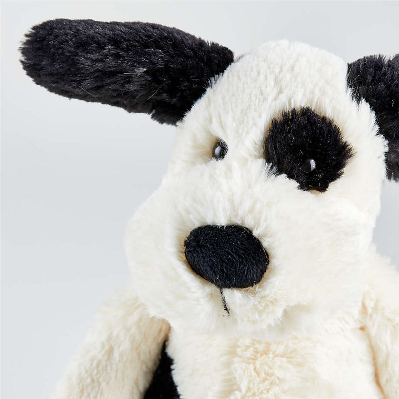 Jellycat The Pick of Sticks Book and Bashful Black and Cream Puppy Medium Plush Set