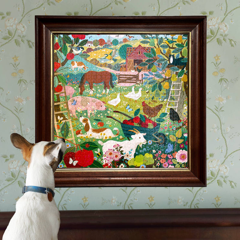 eeBoo - English Pastures 1000 Piece Puzzle
