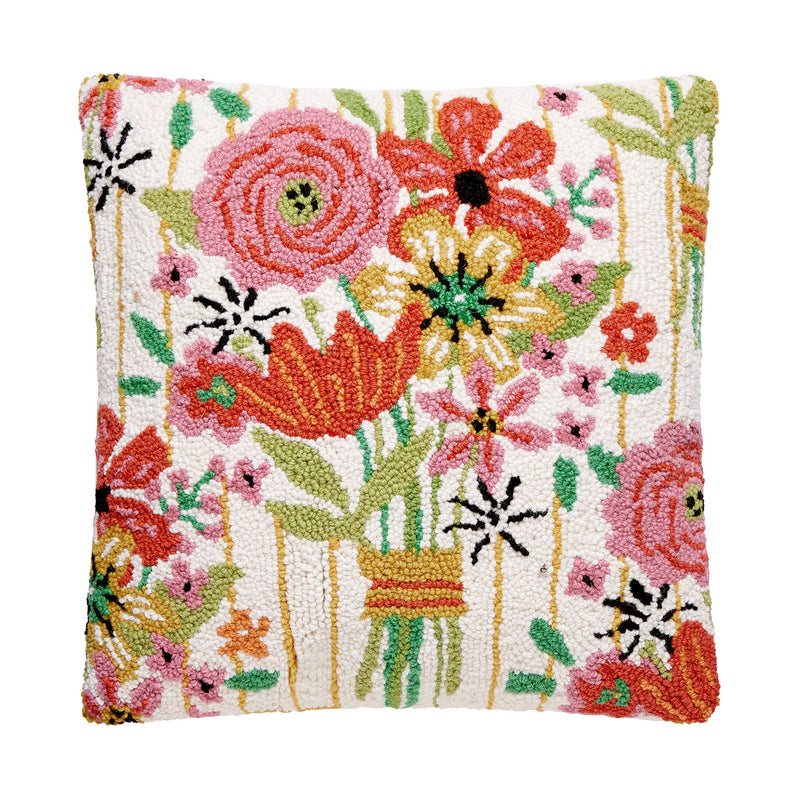Peking Handicraft - Spring Fling Hook Pillow - Suzanne Nicoll