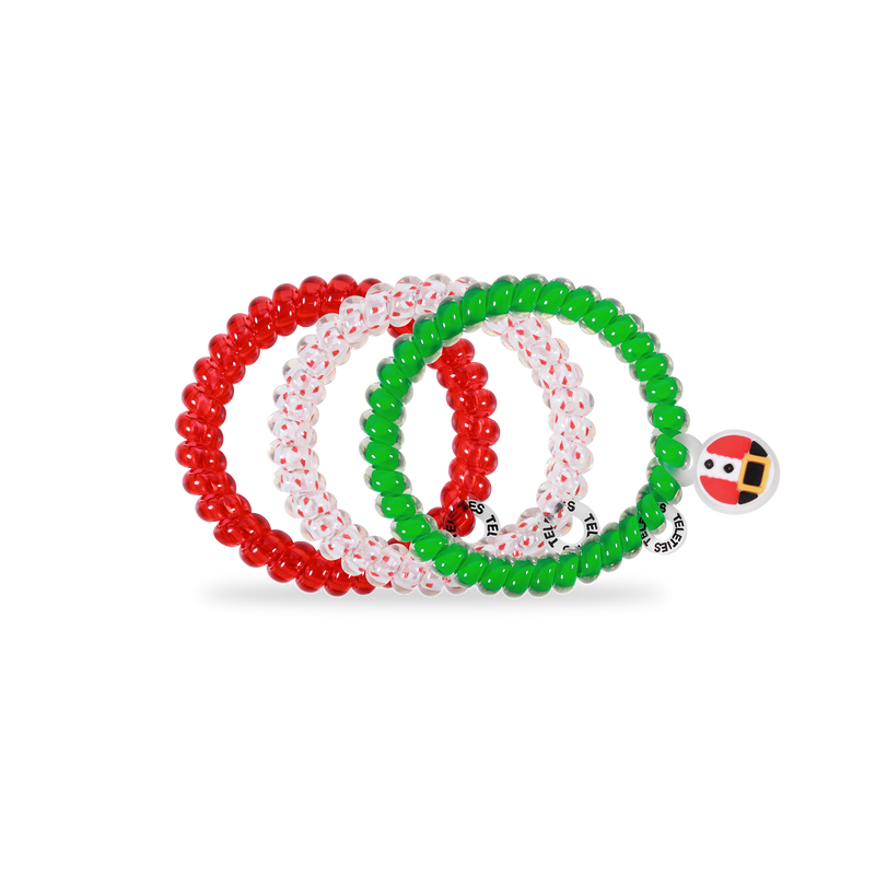 TELETIES - Spiral Hair Coils | Small | Secret Santa Hair Ties