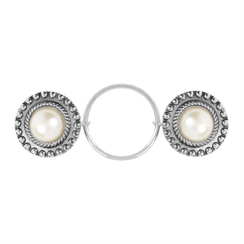 COCO + CARMEN - Embrace Fashion Fastener: Pearl Shield