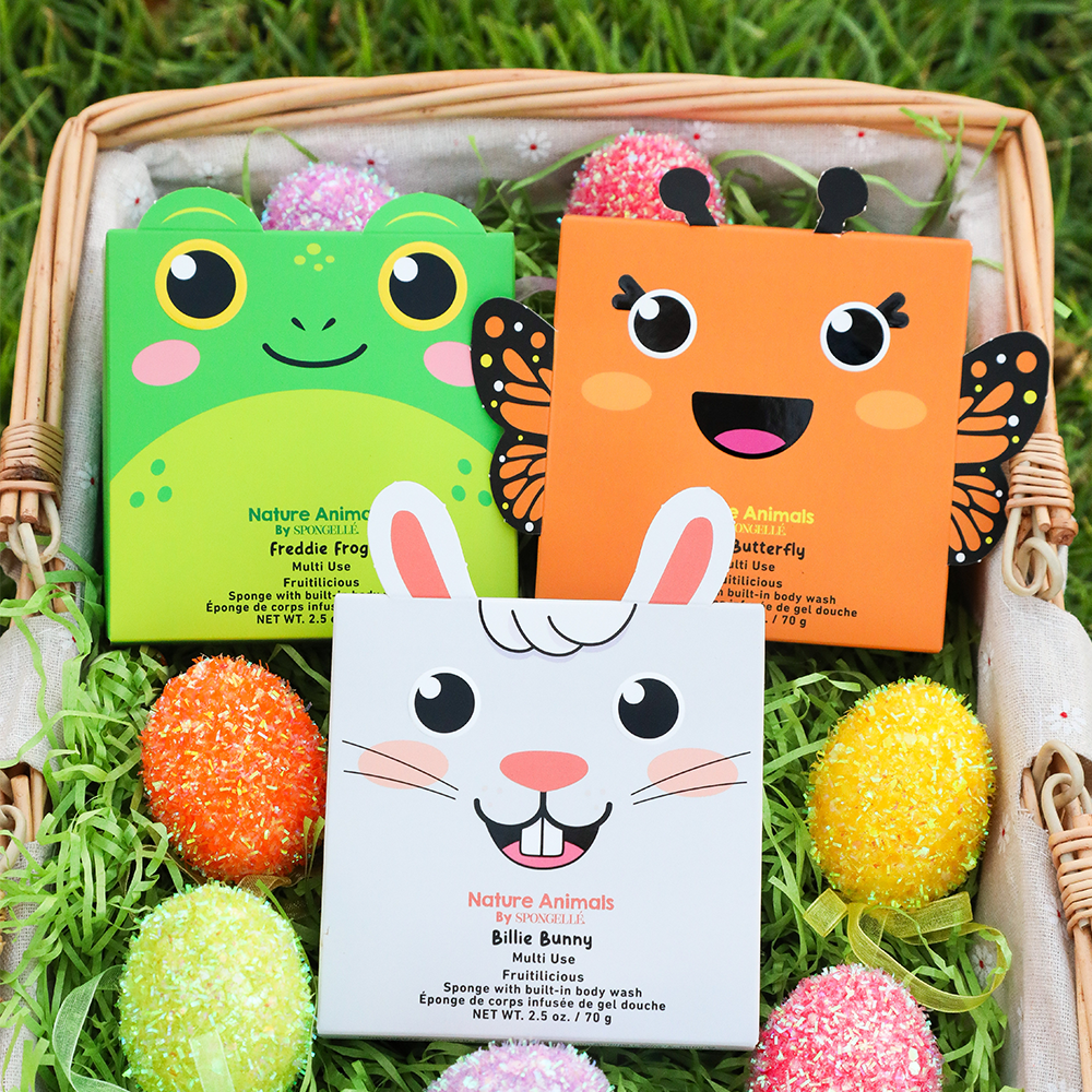 Spongellé - Nature Animals Sponge Assorted Pack  | Easter Gifts