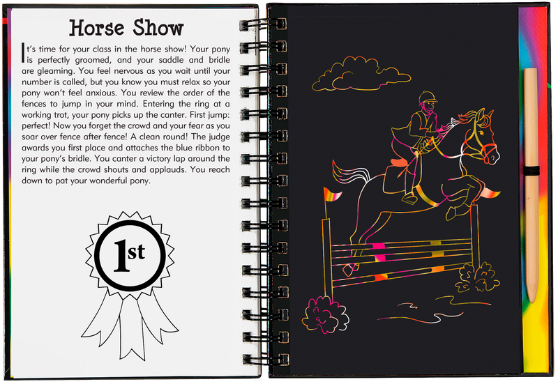 Peter Pauper Press - Scratch & Sketch™ Horses