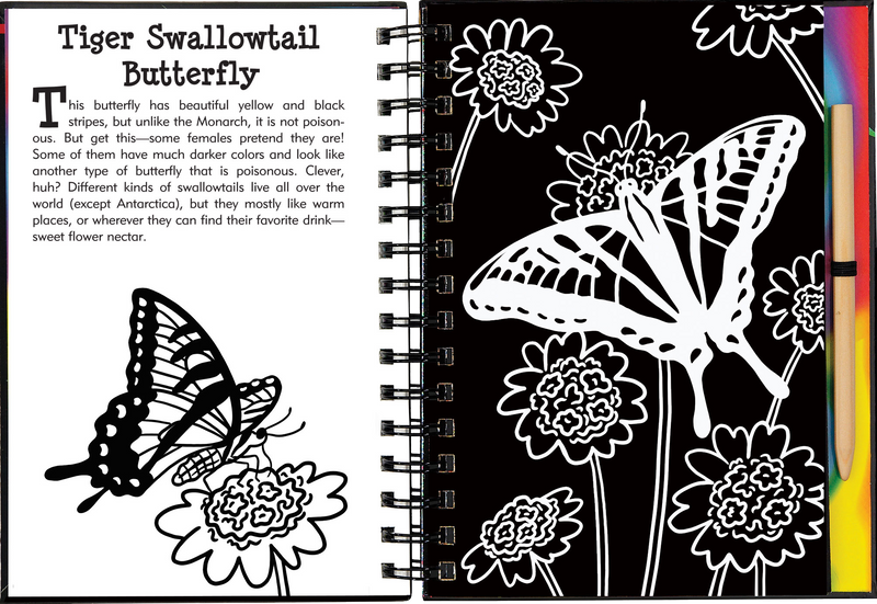 Peter Pauper Press - Scratch & Sketch™ Butterflies & Friends