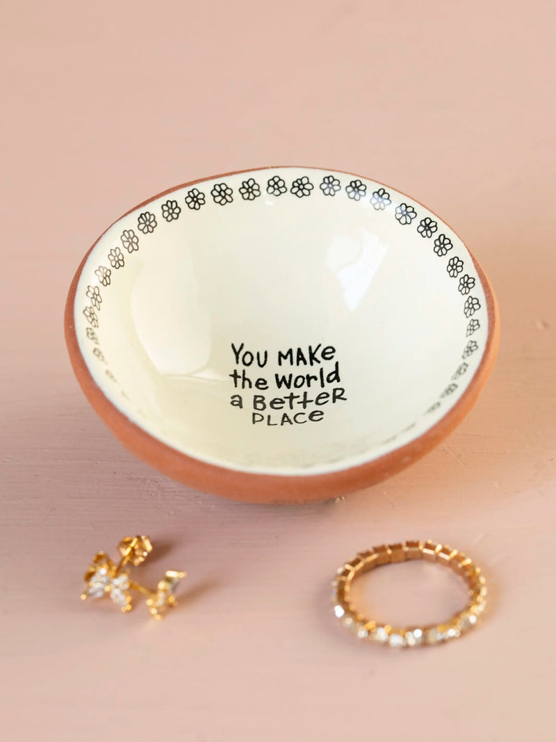 Natural Life Tiny Trinket Dish - World Better