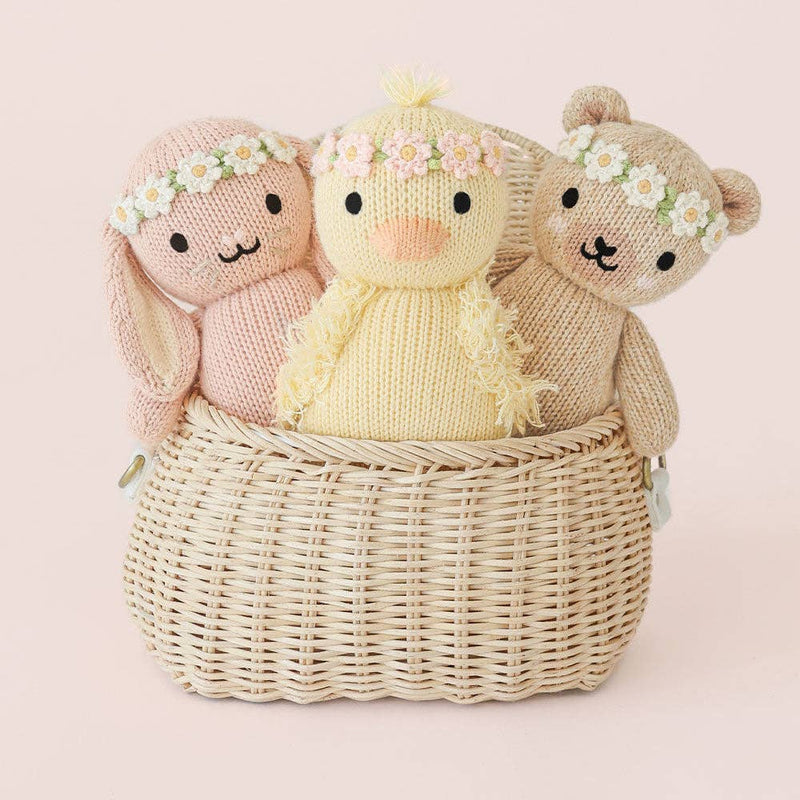 cuddle+kind - Baby bunny (rose with ivory floral), gives 5 meals