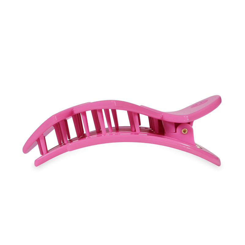 TELETIES - Flat Hair Clip | Large | Pink Heart to Heart