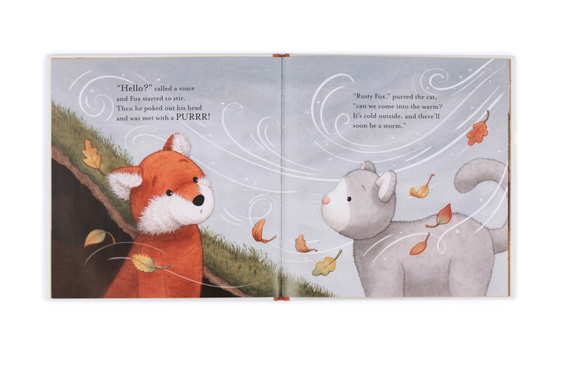 Jellycat Bashful Fox - Warm In The Storm Book