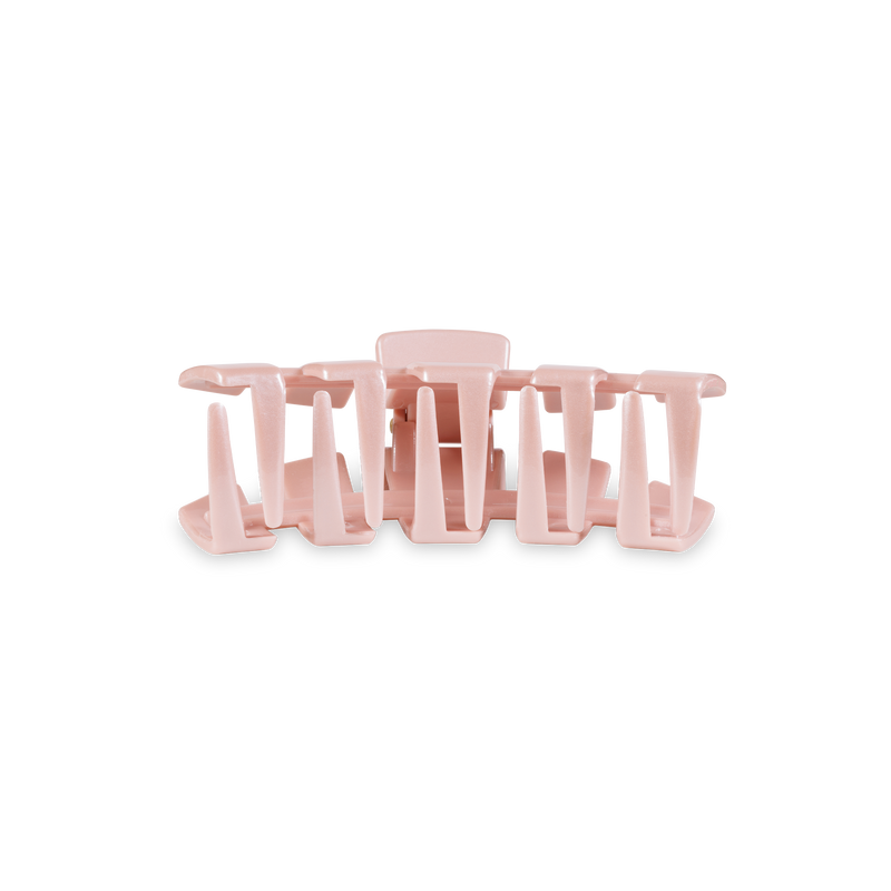 TELETIES - Classic Hair Clip | Tiny | Pearly Pink