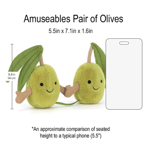Jellycat Amuseables Pair Of Olives Plush