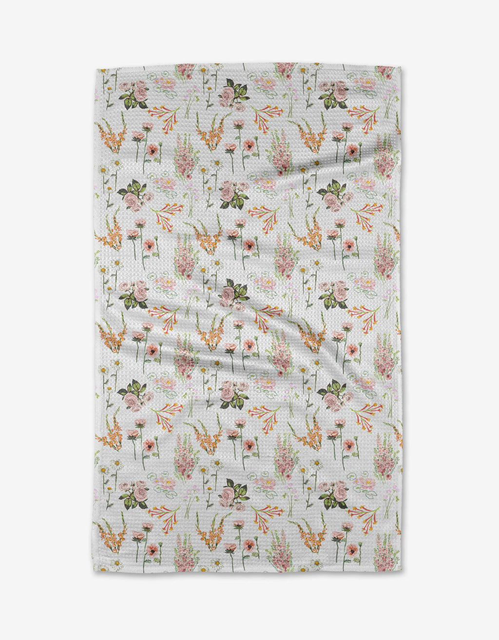 Geometry - Delicate Floral Tea Towel