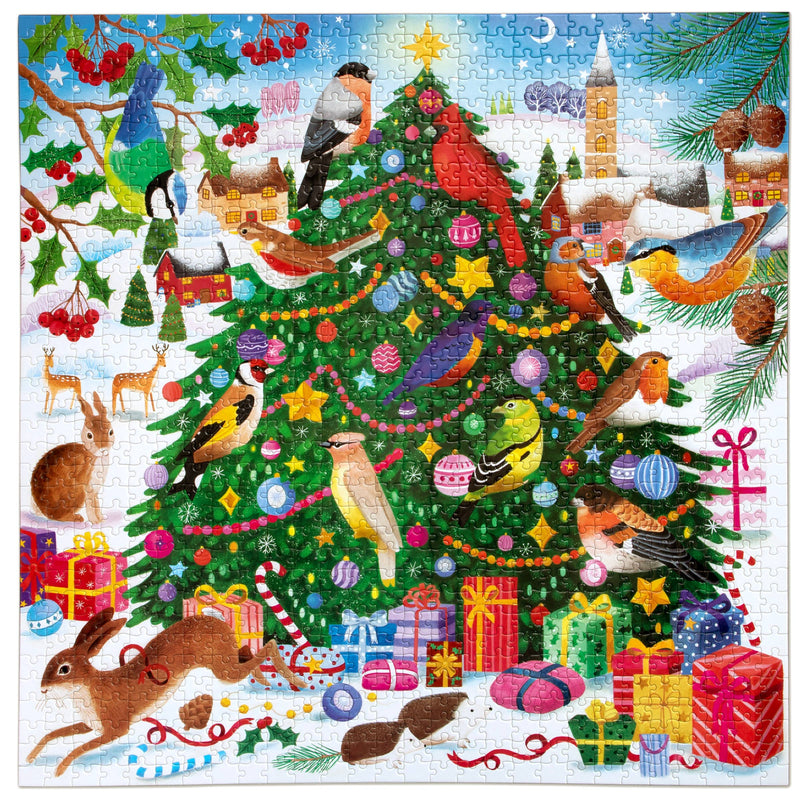 eeBoo - Christmas Songbirds 1000 Piece Puzzle