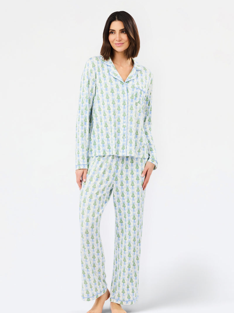 Mary Square - Women's Charlotte Pants Set | Winter Pines