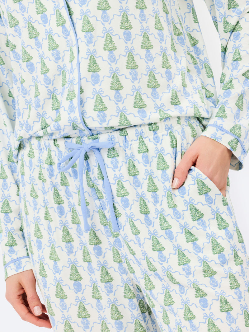 Mary Square - Women's Charlotte Pants Set | Winter Pines