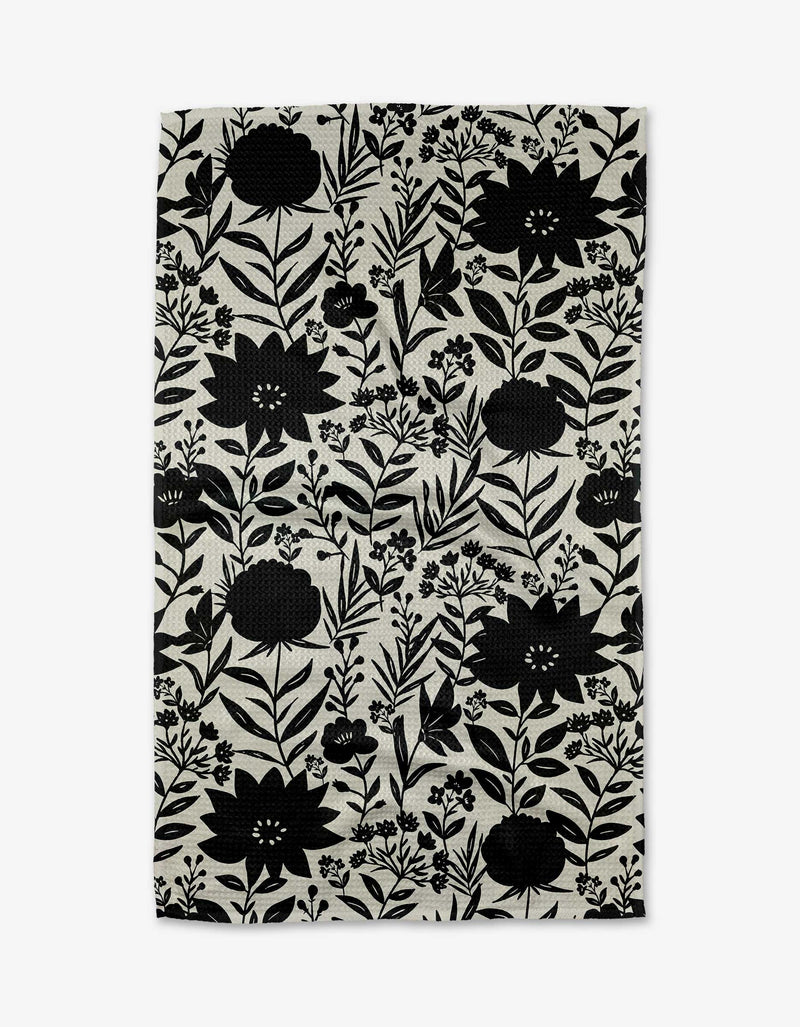 Geometry - Shadow Flower Tea Towel