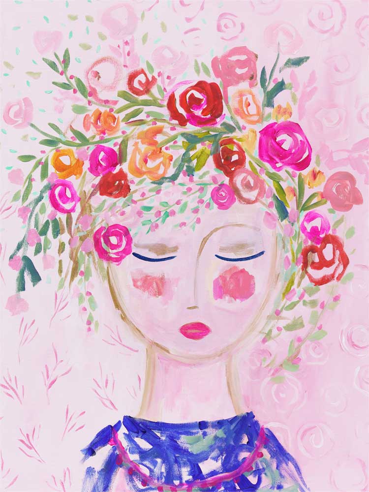 GreenBox Art - Sweet Beauty Stretched Canvas