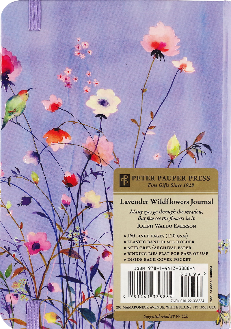 Peter Pauper Press - Lavender Wildflowers Journal