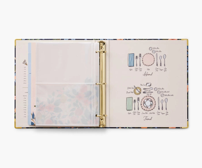 RIFLE PAPER CO. Recipe Binder - Citrus Grove