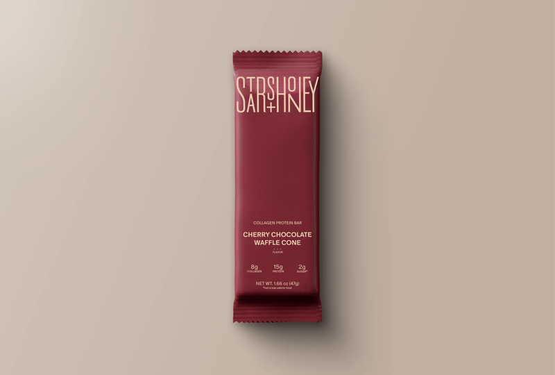 Stars + Honey - Cherry Chocolate Waffle Cone