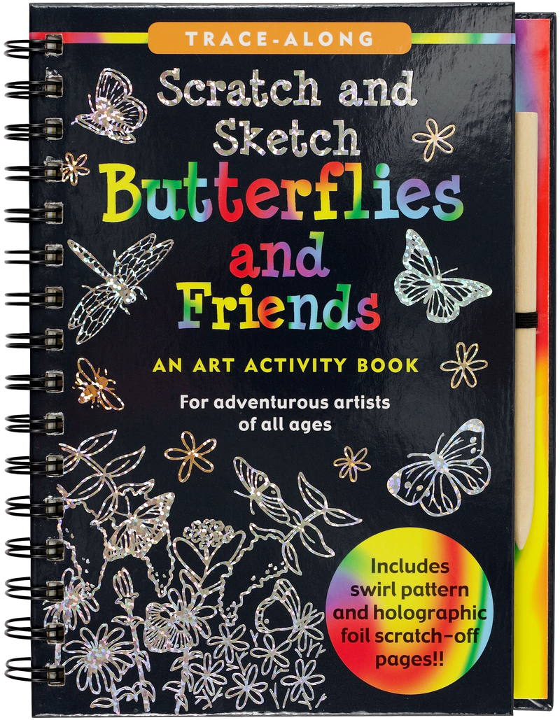 Peter Pauper Press - Scratch & Sketch™ Butterflies & Friends