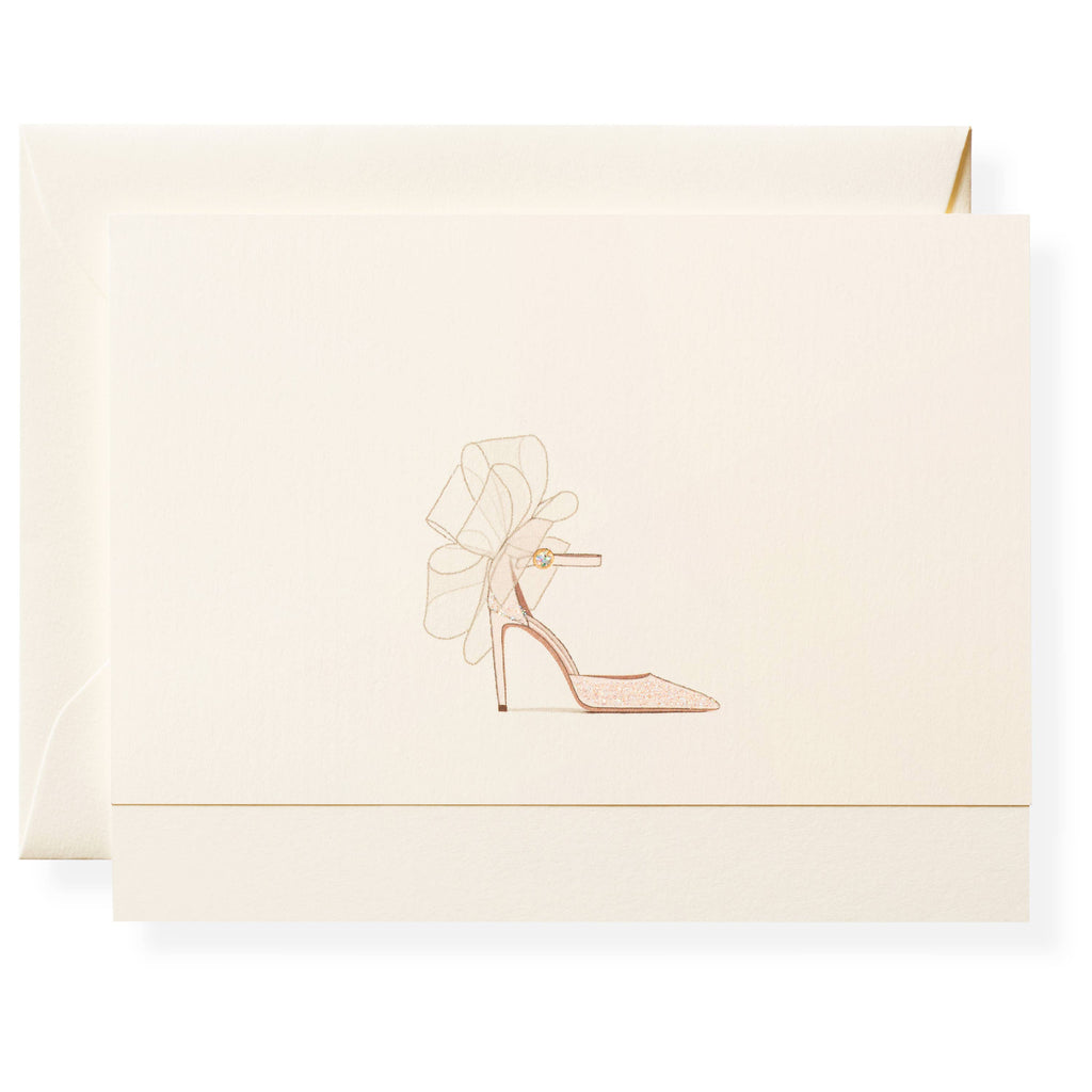Karen Adams Designs - Wedding Heel Individual Notecard