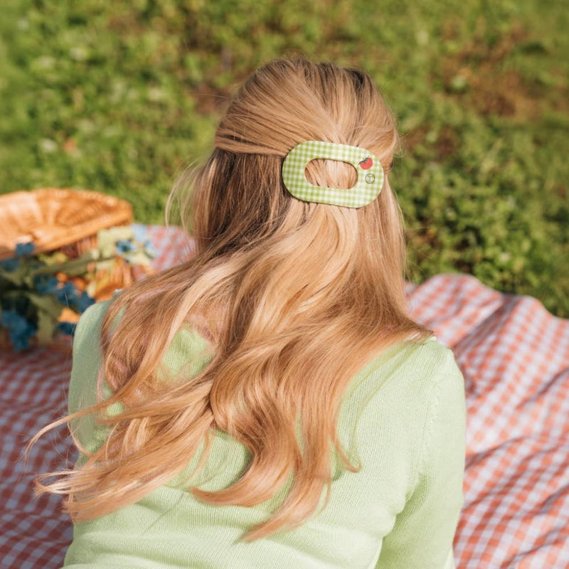 TELETIES - Flat Round Hair Clip | Medium | Locally Grown
