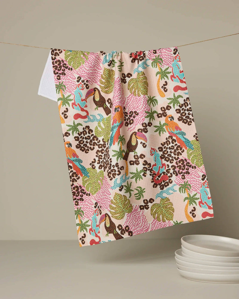 Geometry - Tropi Hotel Tea Towel