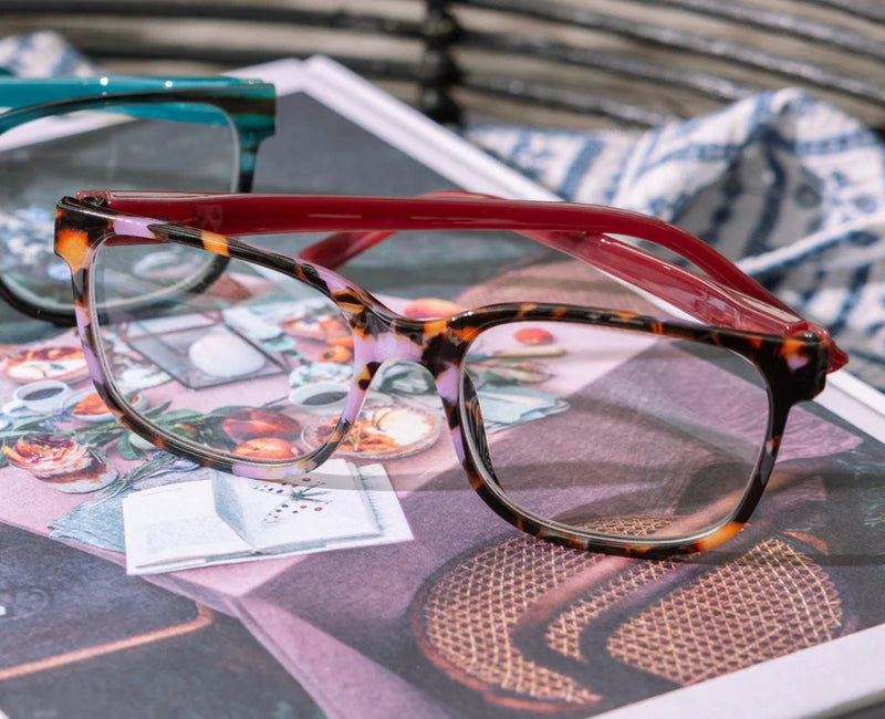 Peepers Readers - Sycamore - Pink Botanico/Pink (with Blue Light Focus™ Eyewear Lenses)