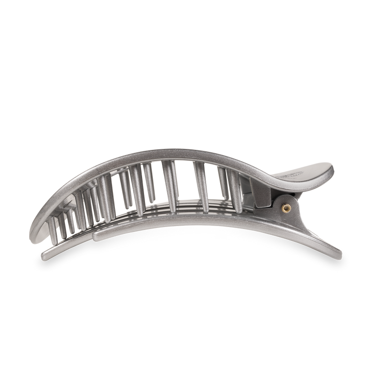 TELETIES - Round Flat Hair Clip | Large | Disco Daydream
