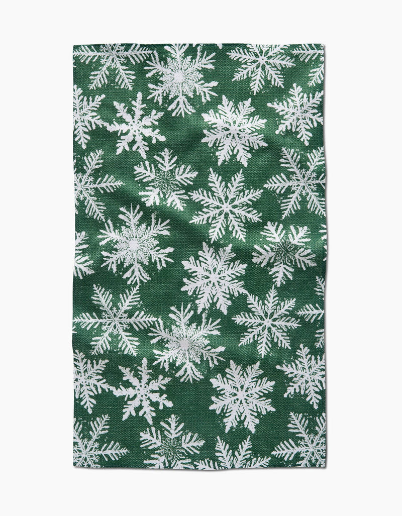 Geometry - Snowy Days Green