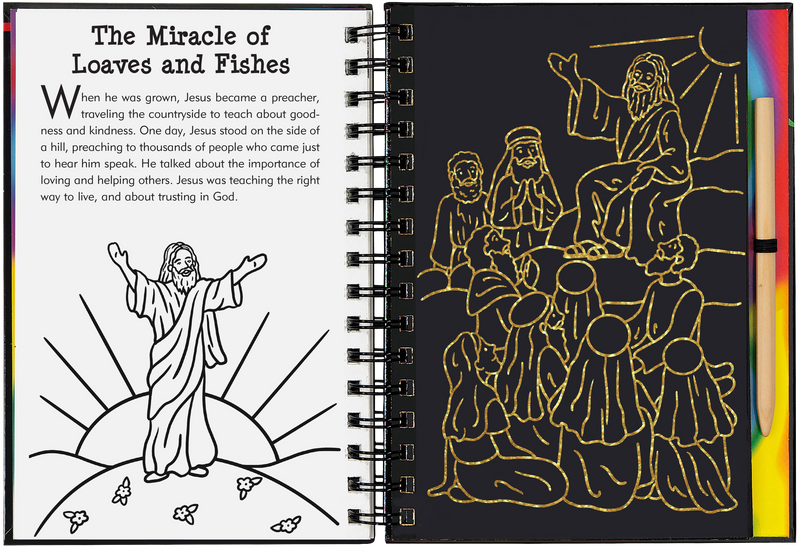 Peter Pauper Press - Scratch & Sketch Bible Stories