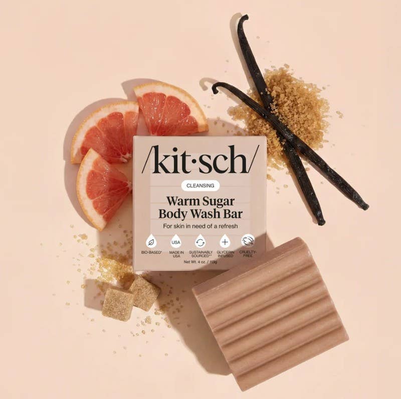 KITSCH - Cleansing Warm Sugar Body Wash Bar