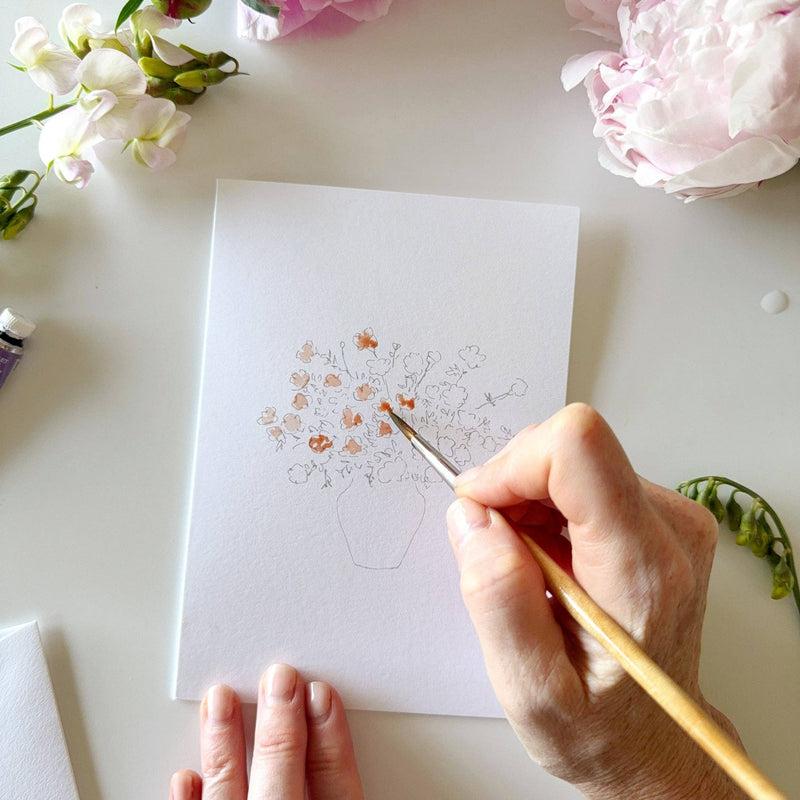 emily lex studio - Bouquets paintable notecards