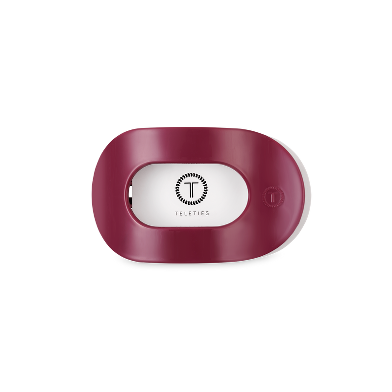 TELETIES - Flat Round Hair Clip | Small | Wild Side