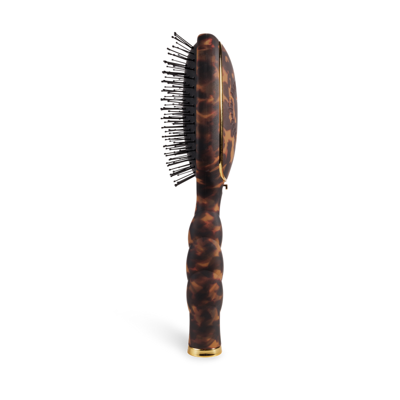 TELETIES - Detangler Hair Brush for Medium Hair - Tortoise