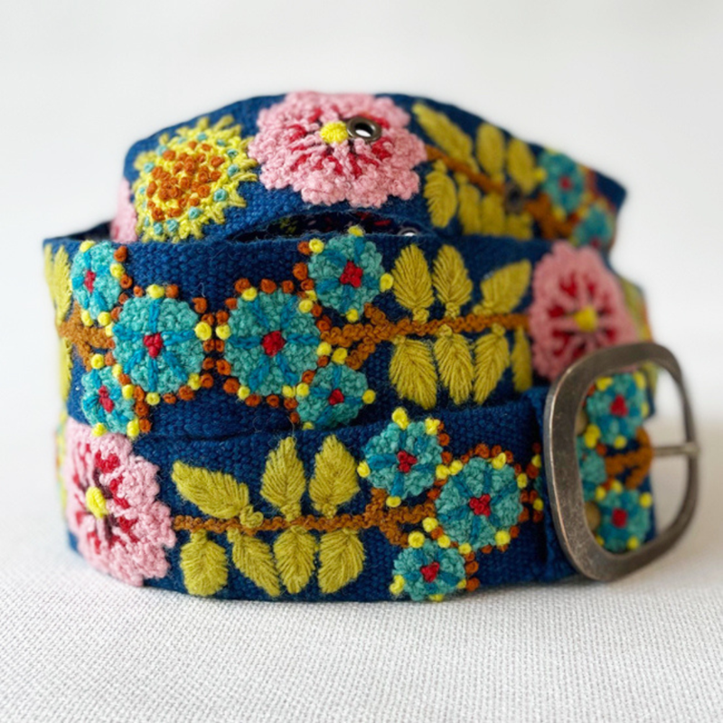 Jenny Krauss - Sunshine Daydream Embroidered Wool Belt