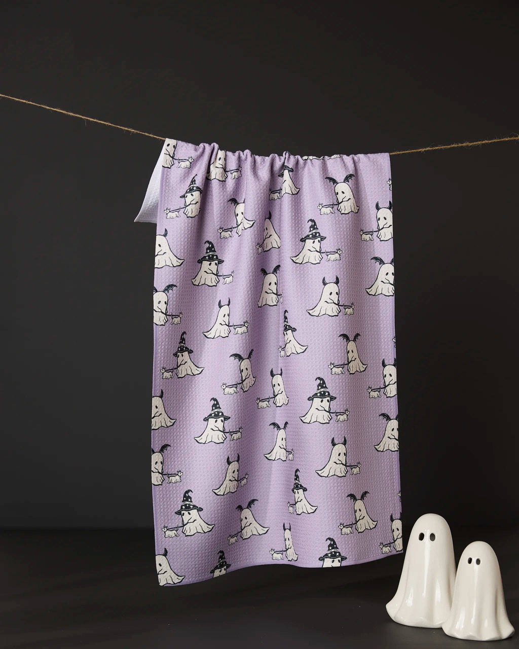 Geometry - Spooky Ghost Walk Tea Towel