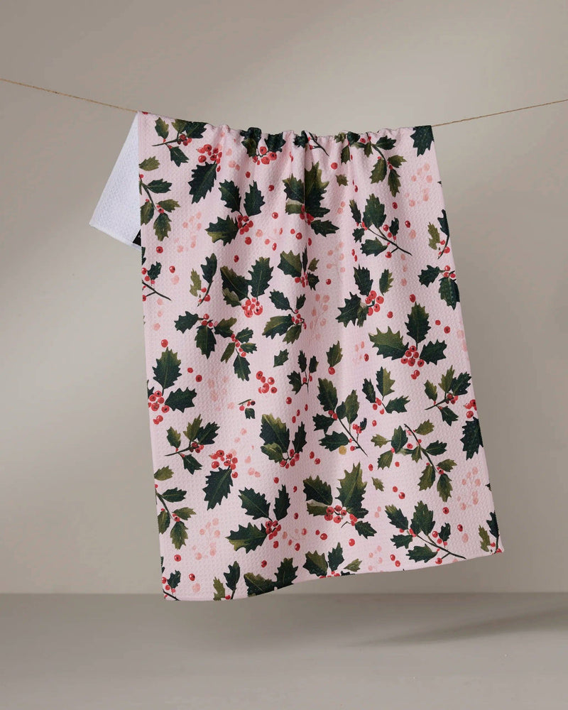 Geometry - Blushberry Tea Towel