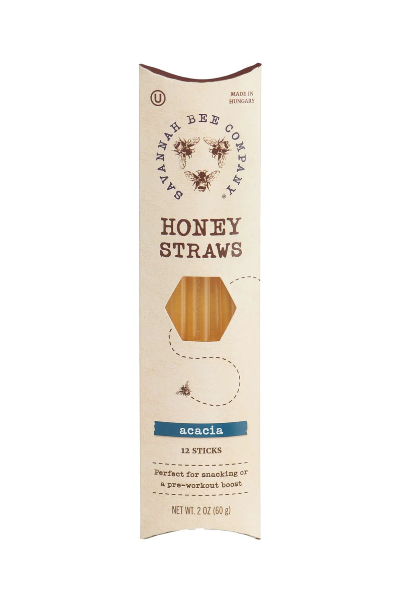 Savannah Bee Honey Straws (12 pack)