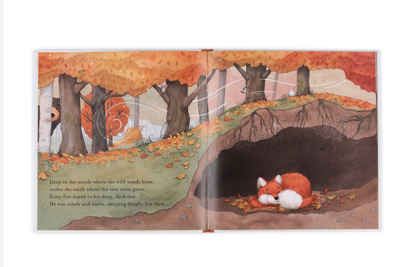 Jellycat Bashful Fox - Warm In The Storm Book