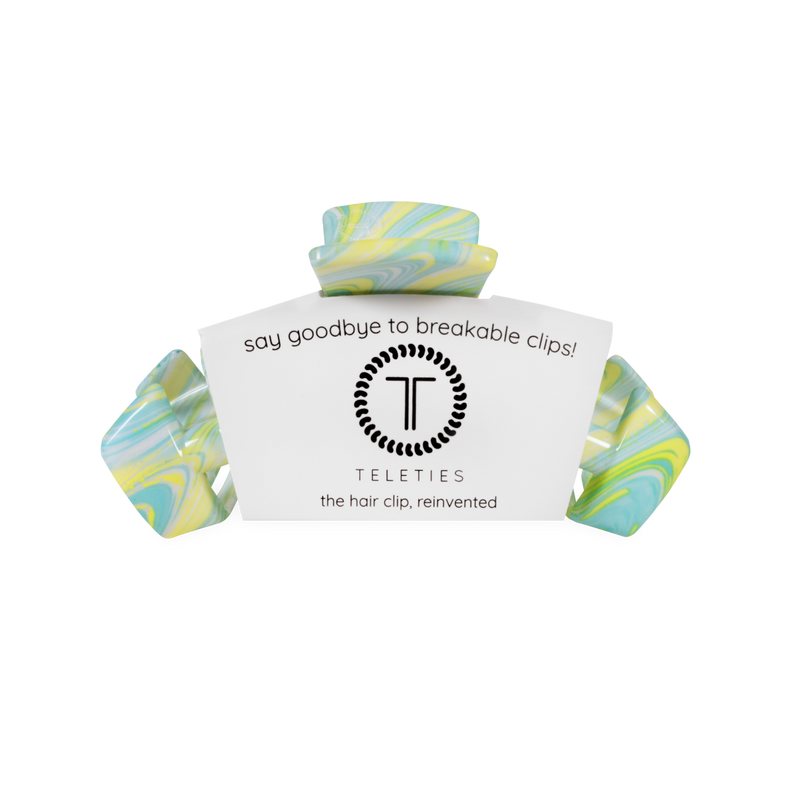 TELETIES - Classic | By the Sea Shore | Medium Hair Clip