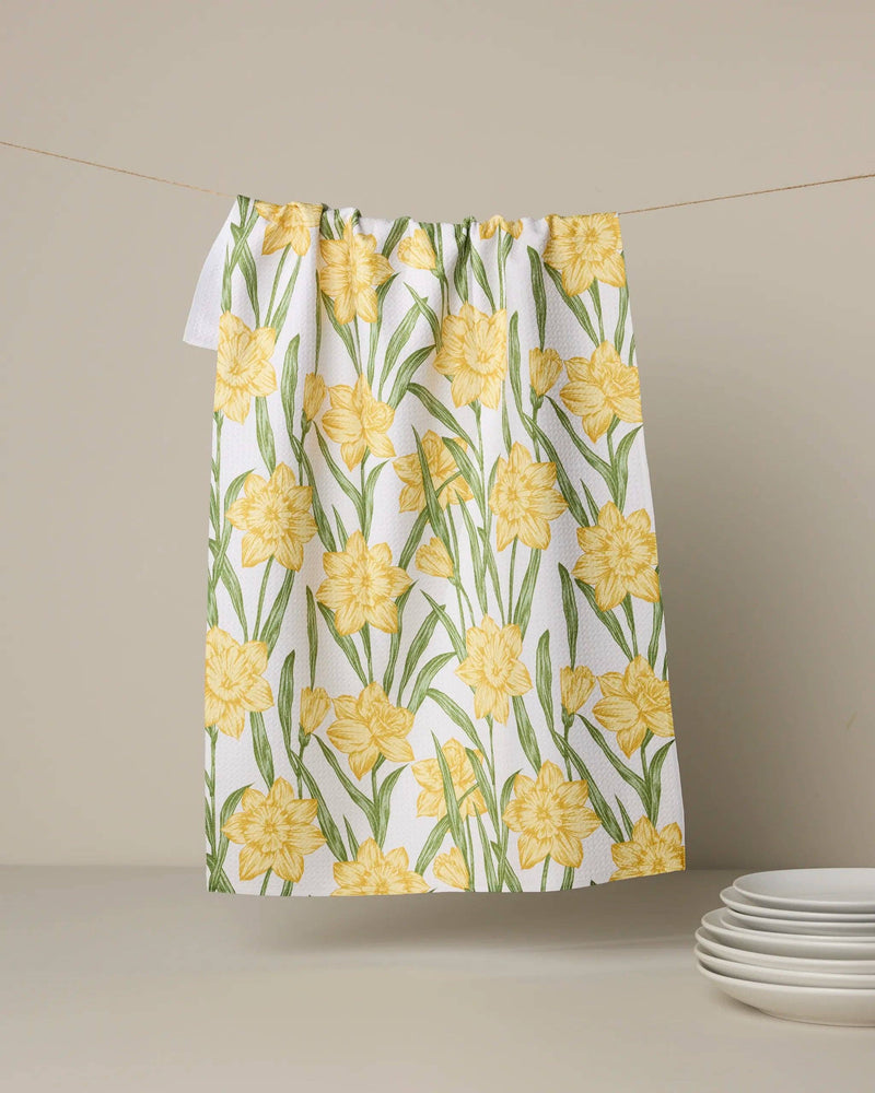 Geometry - Daffodil Darling Tea Towel